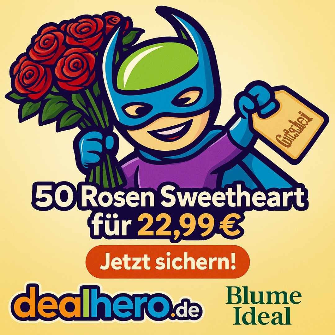 50 Rosen Sweetheart Angebot