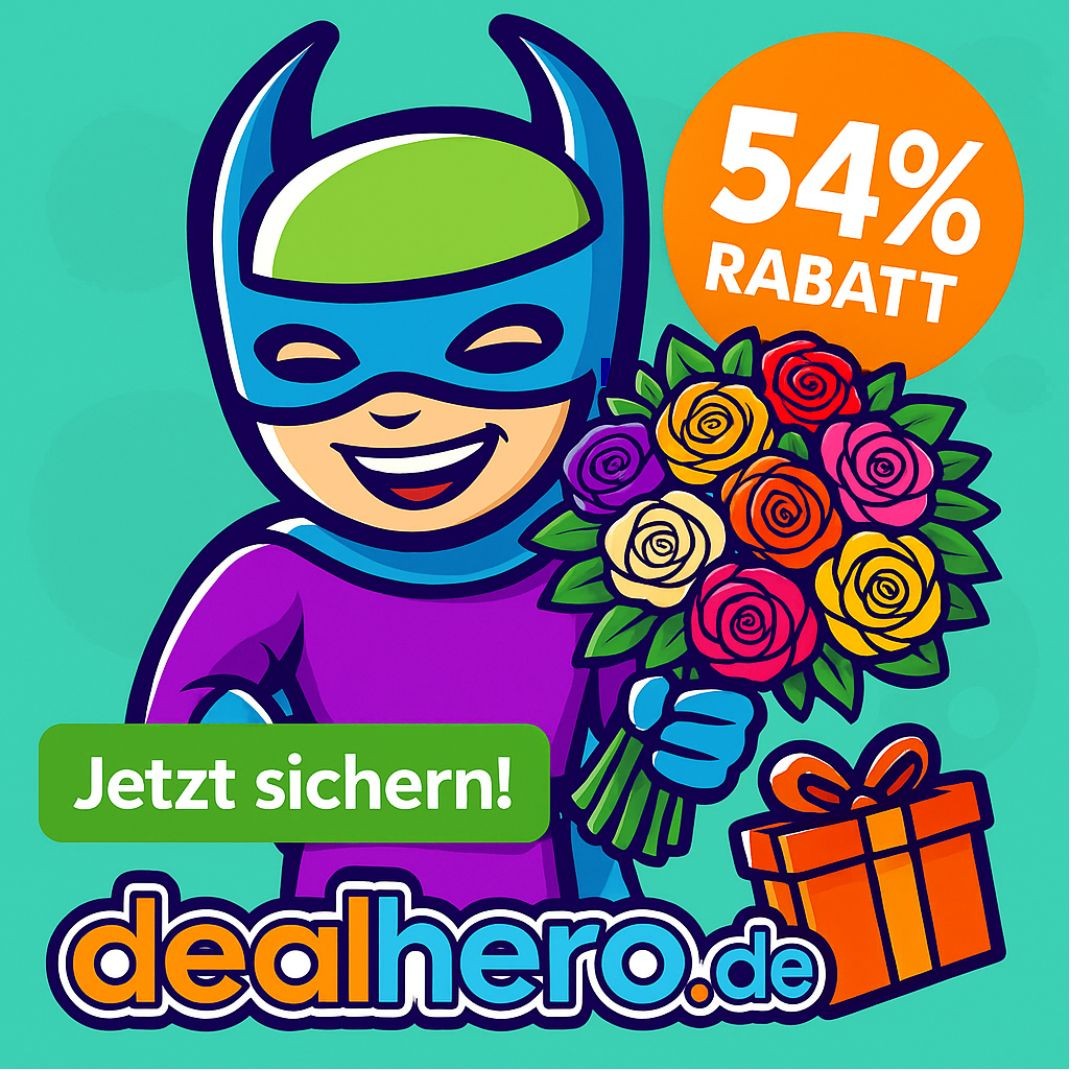 XXL bunter Rosenstrauß Angebot – farbenfroher Rosenstrauß von Blume Ideal online bestellen