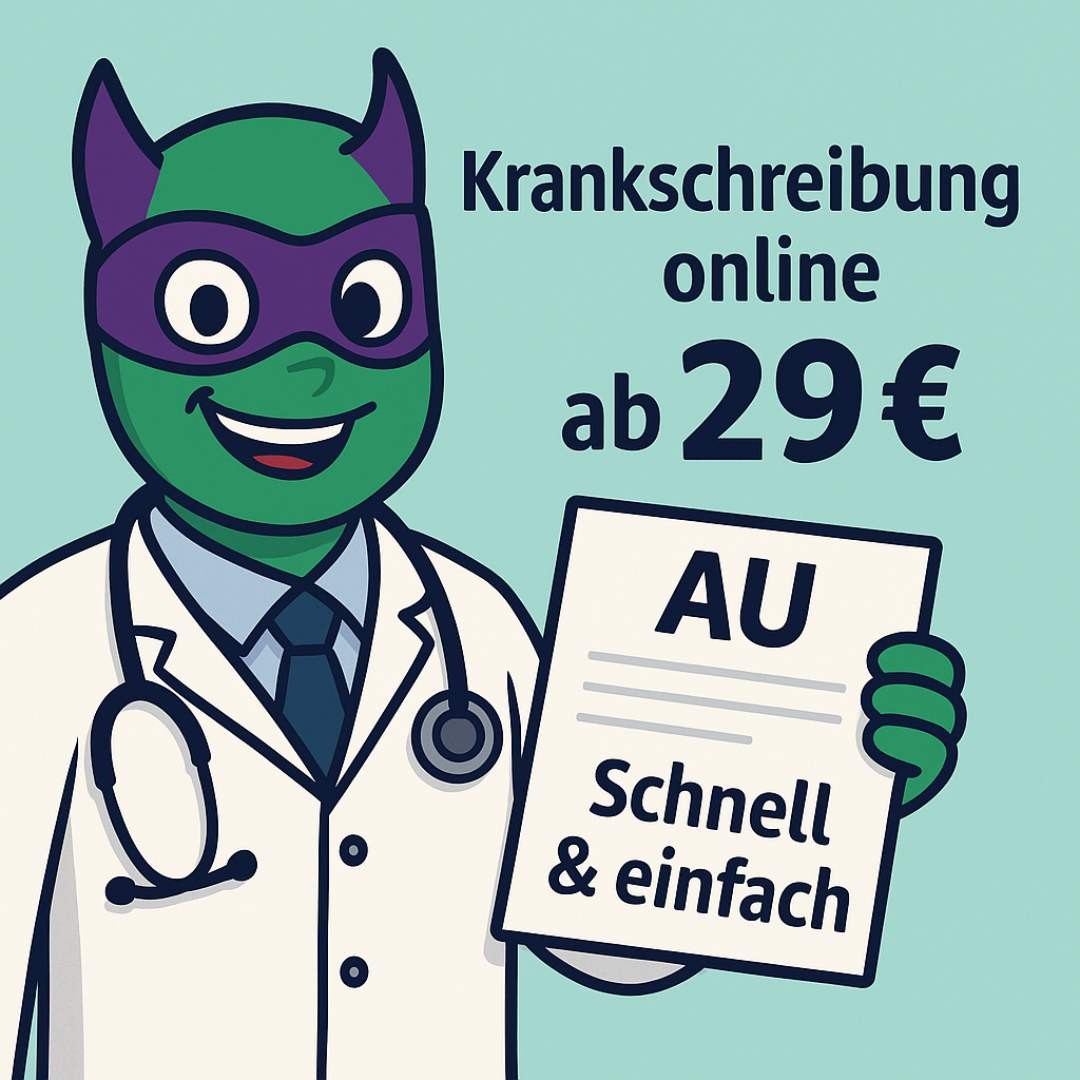 Krankschreibung online ab 29 Euro